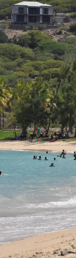 Den Sonntag verbringt man am Strand